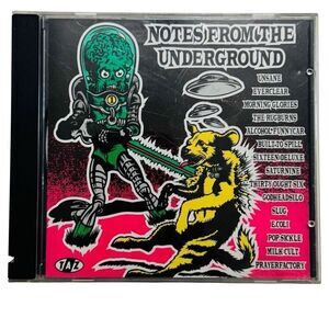 Notes From The Underground CD Compilation 1995 - Punk rock Priory Records